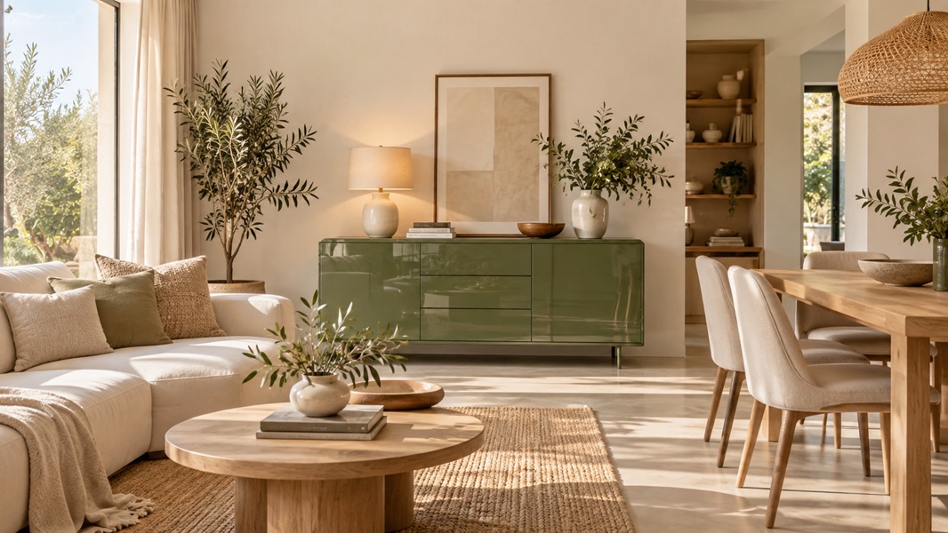 Cómo usar el muebles lacados para renovar una decoración neutra